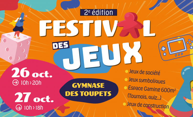 affiche Festival des Jeux