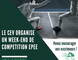 Compétition escrime