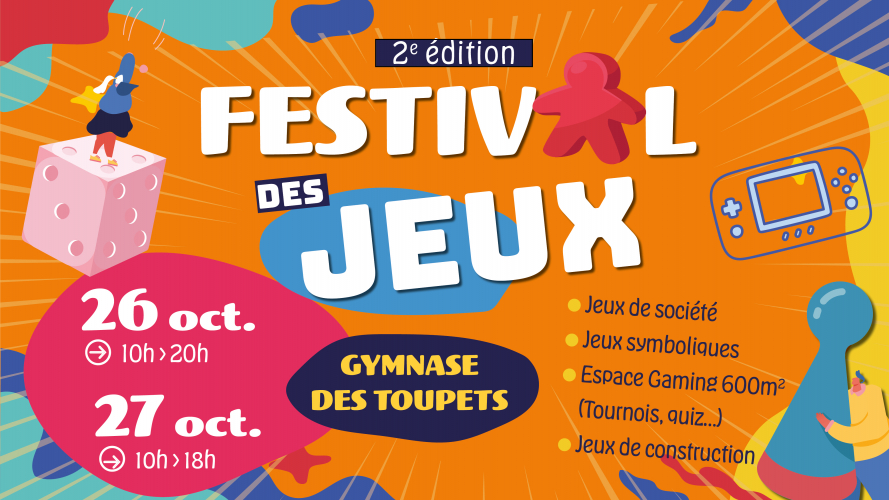 affiche Festival des Jeux