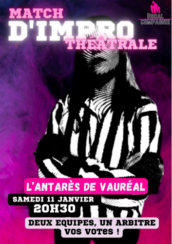 affiche match d'impro