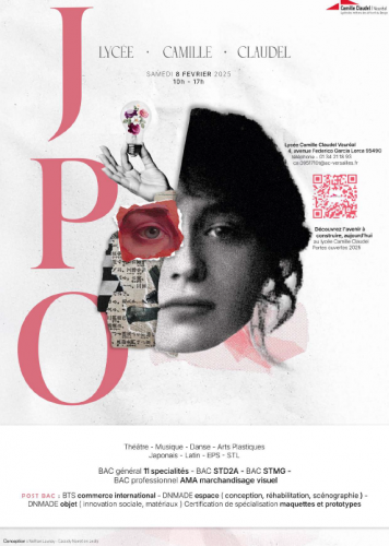 Affiche JPO Lycée Camille Claudel