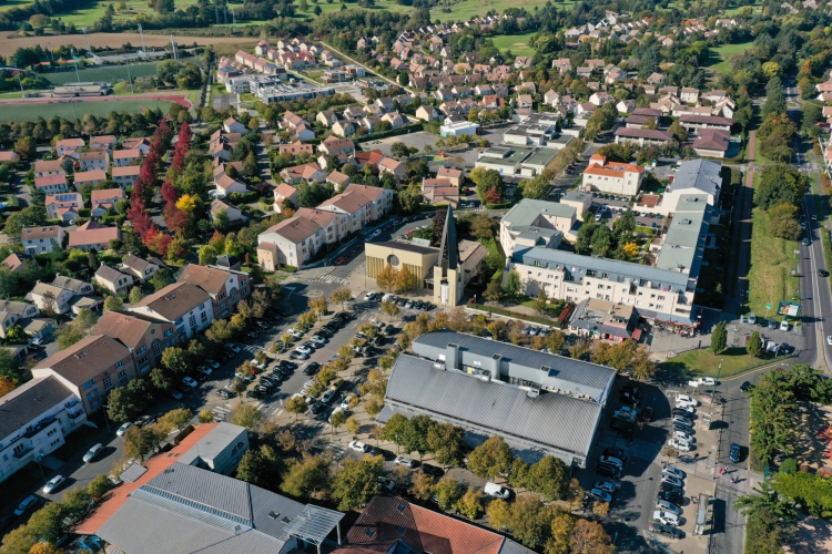 Vue place de la Fraternité