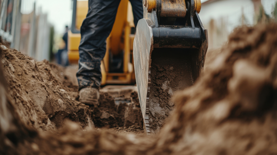 travaux tranchée assainissement