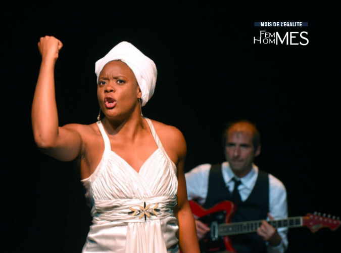 Portrait de Ludmilla en Nina Simone