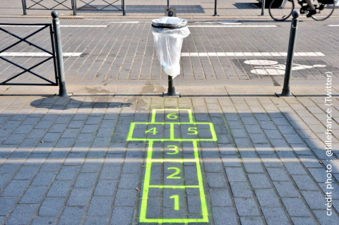 Signalétique artistique des poubelles