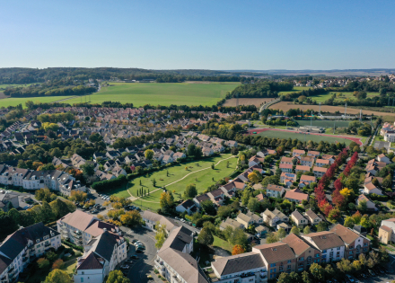 Vauréal vu du Ciel