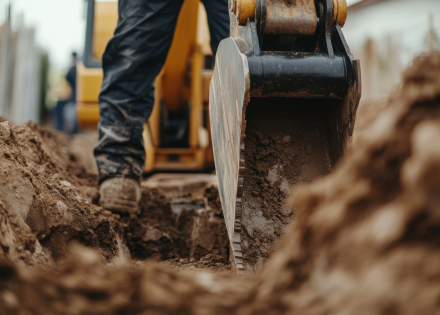 travaux tranchée assainissement